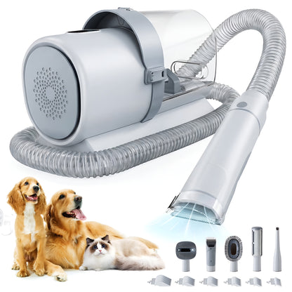Xalrio 5-in-1 Pet Grooming Kit & Vacuum | Dogs & Cats
