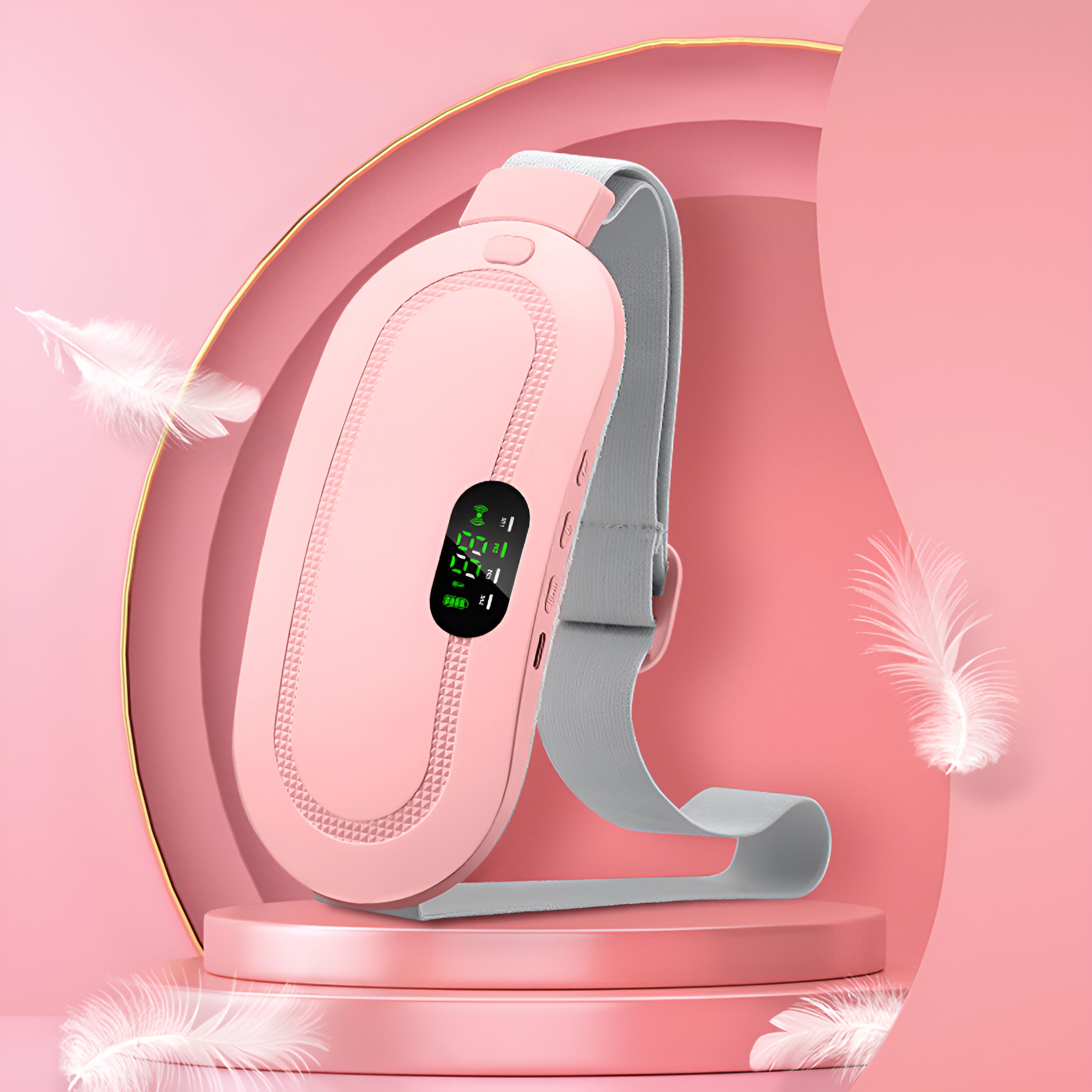 Menstrual Heating Pad Belt with Vibration