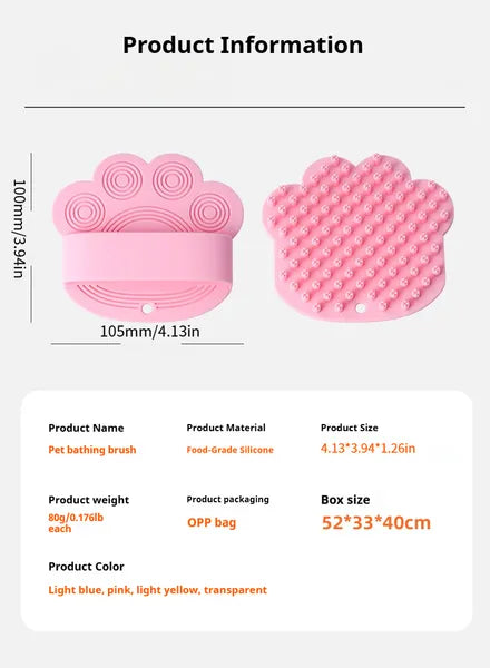 Xalrio Pet Bath Comb Brush